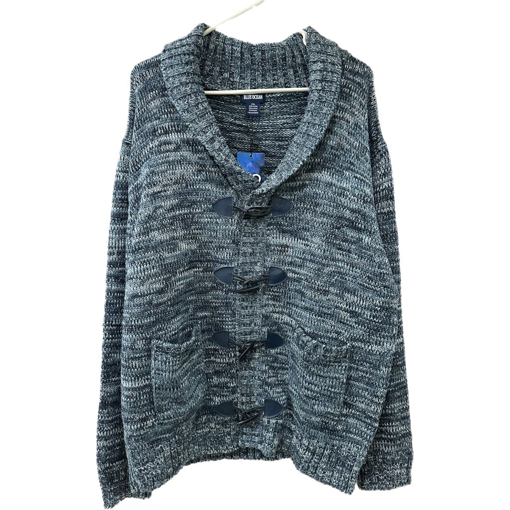 Blue Ocean Men’s Size Large Navy Fisherman’s Sweater Vintage New Nos